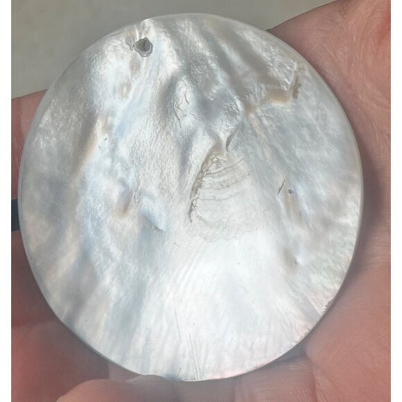 Set Of 3 Hand-Painted Mother Of Pearl Pendants Floral & Duck Designs Decorative - Picture 13 of 16